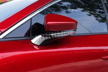 Chrome Bočné Spätné Zrkadlo Trim Tvarovanie Príslušenstvo Pre 2019 2020 Mazda 3 (BP) Sedan Hatchback