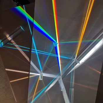 Hranol Kombinácii s Darčeka Optické Crystal Hranol Hranol Rainbow Prism Tri-dielna Sada