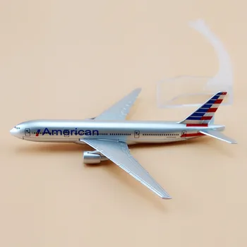 Zliatiny Kovov Vzduchu Americký B777 AA Airlines Lietadlo Model Americký Boeing 777 Rovine Model Diecast Lietadla Deti Darčeky 16 cm