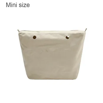 Nové Farebné Nepremokavé Obloženie Vložiť Zips, Klasické Mini pre Obag Plátno Vnútorné Vrecko taška