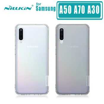 Pre Samsung Galaxy A50s A30s A70s A50 A30 A70 Poznámka 10 10 Plus prípade Nillkin TPU 0.6 mm Soft Telefón Prípade Zadný Kryt Jasné Prípade