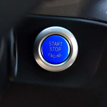 Modrá Náhradný Štart Stop Motora Tlačidlo Krytu Prípade vhodné Na BMW 3 Series E90 320i 325I