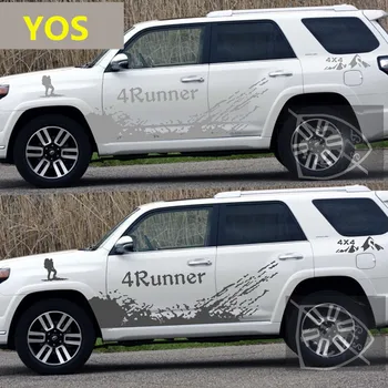 Nové auto samolepky PRE Toyota 4Runner Dvere telo exteriérové dekorácie upravené nálepky 4Runner Športové off-road nálepky Film