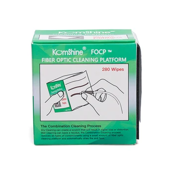 280pcs/box Vlákniny Cleaning Tool Dustfree Papier Optických Vlákien, bezprašnou Obrúsky