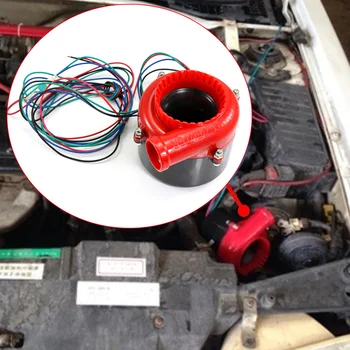 Vozidlo Turbo Príslušenstvo Univerzálne Auto Falošné Dump Elektronické Turbo Blow Off Hooter Ventil Analógový Zvuk RNÉ Elektronické Vypúšťací Ventil