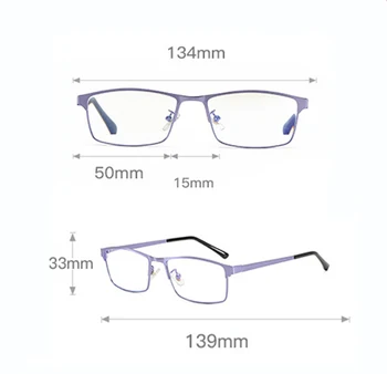 Ultralight Okuliare na Čítanie Ženy Muži Obdĺžnik Ohybný Full-obvodový Rám, Pružiny Závesov Anti Blu Anti Faitgue +1 +1.5 +2 +2.5 až +4