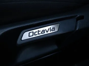 Vhodné pre Škoda Octavia príslušenstvo Špeciálne nehrdzavejúcej ocele, rukoväť label/patch farba sedadla zdvihnite kľúča dekoračné nálepky