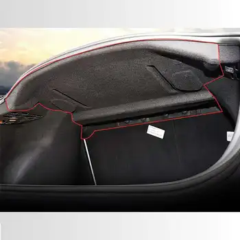 NOVÉ Auto, Zadný Kufor, Zvukotesné Bavlna Mat Zvuková izolácia Izolačných Ochranné Mat Pre Tesla Model 3 Auto Príslušenstvo