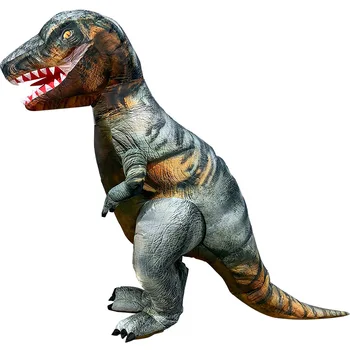 Deti Teans Obrovská Kostra Nafukovacie Dinosaura Kostým T-Rex Vyhodiť Maškarný