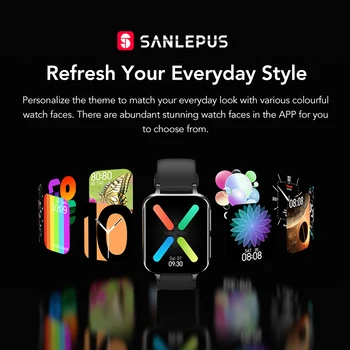 SANLEPUS 2020 NOVÉ Hovory Bluetooth Smart Hodinky Muži Ženy Nepremokavé Smartwatch MP3 Prehrávač Pre OPPO Android Apple Xiao Huawei