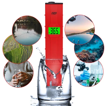 5 ks/veľa Bazén Akvárium Oxidácia, Redukcia Potenciál Tester Digitálne Pero-typ ORP Redox Meter na úpravu Vody s podsvietením 40%
