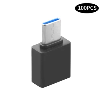 50/100KS USB3.0 Typ-C kábel Kábel Adaptéra Mobilný Telefón, Mini Typ C Converter Rýchly Prenos Dát OTG Konvertor pre Myš Klávesnica