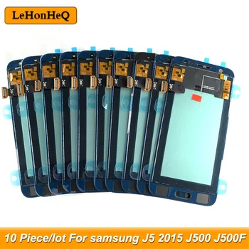 10 Ks/veľa LCD Samsung Galaxy J5 J500 J500F J500H LCD Displej Dotykový Displej Digitalizátorom. Montáž