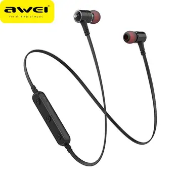 Awei Bezdrôtový In-Ear Stereo Zvuk Magnetické Bluetooth Slúchadlá Športové Slúchadlá