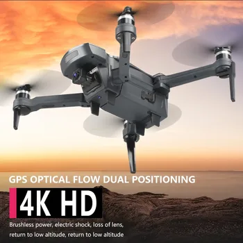2019 NOVÉ K20 Drone S 4K Kamera Dual GPS Jedno-Tlačidlo Návrat Bezhlavého Režime, Postupujte podľa Mňa Kruh Lietať RC Hučí hračky