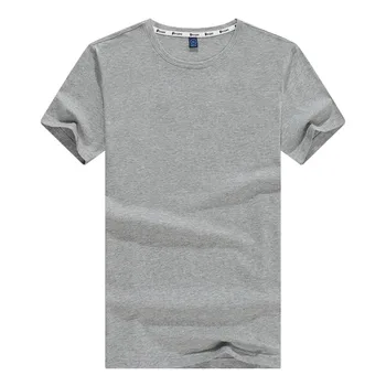 Muži T-Shirts Lete Krátky Rukáv Bežné Bavlna Mužov Vysoko kvalitné pevné t shirt mužov tee tričko