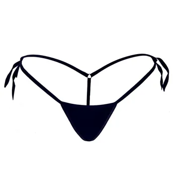 Ženy Sexy Tangá G-strings Transparentné Trojuholník Mini Micro Bikini, Plavky, Nohavičky Nohavičky Dámske Erotické spodné Prádlo Tangas T Späť
