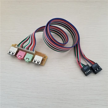 Kostry počítača, na Prednom Paneli USB/Audio Konektor Kábla Dual USB Dupont Adatper na USB/Audio Interface Údaje Rozšírenie Napájací kábel