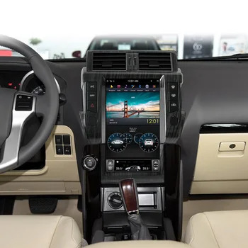 Auto multimediálny Prehrávač Pre TOYOTA Pôdy Cruiser Prado 150 -2017 Stereo Rádio Audio Android 9.0 4+128G Tesla štýl Vedúci Jednotky