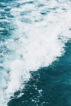 Prispôsobiteľné Modernej Fotografie Umenie Minimalistický Nástenné Maľby Hlboké Modré Oceánu Vlny Mora Frameless Plátno Hd Tlač Dekorácie