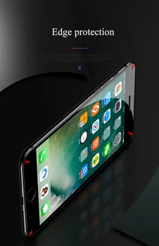 2 ks/veľa 9D Sklo Pre iPhone 6 6 7 8 Plus Tvrdeného Skla Screen Protector Pre iphone 7 8 7Plus úplné pokrytie sklo ochranný film