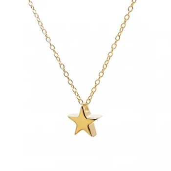 BOAKO Mini Star Náhrdelník Pre Ženy 2020 Striebro 925 Šperkov Náhrdelník Charms Reťaze Pre Šperky Golier Bijoux Femme #7.7