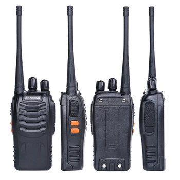 2 ks Walkie Talkie BaoFeng BF 888S UHF400-470MHz 16CH obojsmerné Rádiové baofeng bf888s Vysielač