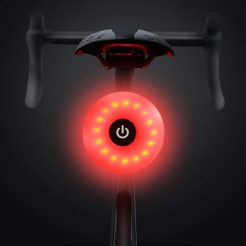 16*LED Mini LED Bicykel zadné Svetlo 5 Súborov USB Spoplatnené Bicykel Zadné IPX5 Nepremokavé Bezpečnostná Výstraha jazda na Bicykli Helmu Batoh na Čítanie