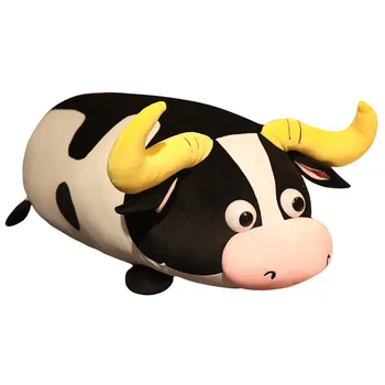 Candice guo roztomilé plyšové hračky krásne cartoon zvierat zábavné veľké oči kravu dobytka mäkké, vypchaté vankúš vankúš narodeniny Vianočný darček