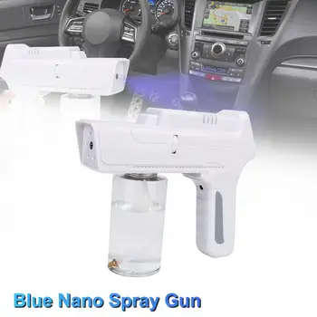 350 ml Dezinfekcia Modré Svetlo Nano Bezdrôtový Striekacia Pištoľ Nabíjateľná Nano Sterilizácia Nástroj Sprej Ručný Rozprašovač