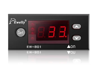EW-801AH Digitálny Solárny ohrievač vody regulátor teploty rozdiel solárne termostat 220V s snímača