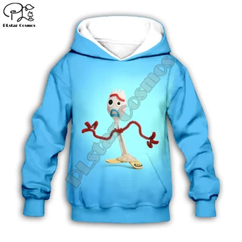 Deti Forky tlač Toy Story sezóna 4 3d Sherif Woody hoodies set/t shirt/chlapec Buzz Lightyear mikina Cartoon outsuit nohavice