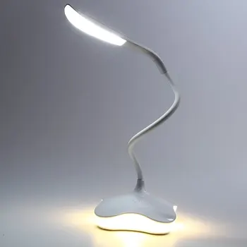 Mini 14 LED Žiarovky, stolná Lampa USB 3 Úroveň Stmievateľné LED Stolná Svetlo Nočné Lampy Auto Senzor, Stolná Lampa Projektora Lampy, Nočné Svetlo