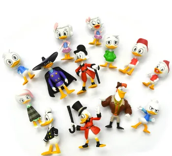 Najnovšie Horúce Predaj 11pcs Roztomilý Donald Duck Minnie príbehy Kreslené Micro Narodeniny Hračka Akčné Figúrky Deti Najlepšie Darčeky