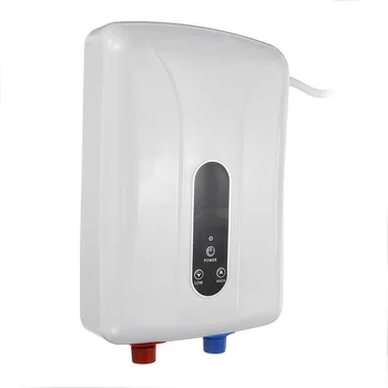 Nové 5500W 220V Mini Okamžité Elektrický Ohrievač Teplej Vody Sprcha Bezpečné Inteligentné Elektrické Ohrievače Vody