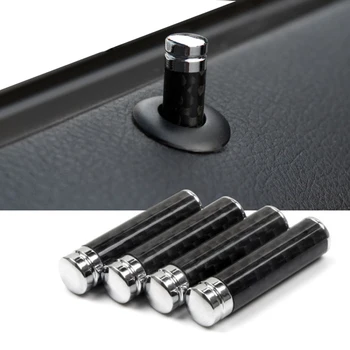 Auto Príslušenstvo Pre BMW E46 E52, E53 E60 F10 E90 F30 X1 X3 X5 X6 4pcs Uhlíka/Zliatiny Skrutka Dverí Zamky Stick Pin Spp Prípade Dekorácie