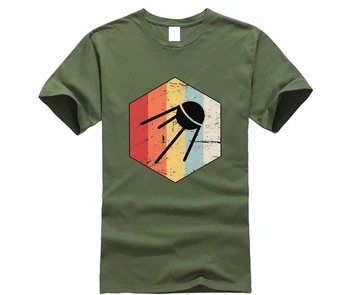 GILDAN 2020 CCCP mužov tričko Retro Sputnik Ikonu T-Shirt