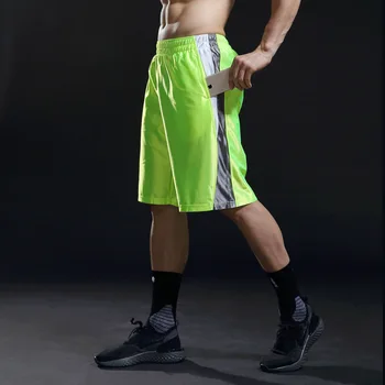 Pánske pekný fitness potu vrecku basketbal športové šortky