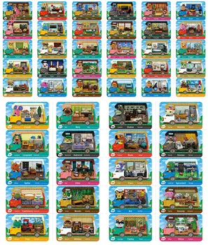 Nové 450pcs Štandardné alebo MiNi Animal Crossing Karty NS NFC Hry, Karty, Nastavte prepínač NS 3DS Carte Série 1 2 3 4