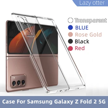 Pre predaj Samsung Galaxy Z Fold 2 5G puzdro Pre Galaxy Násobne Prípade Plnej Ochrany Ultra-tenké Flip Matný Pevného PC Kryt