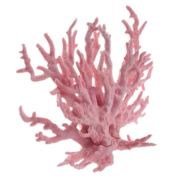 AYHF-Pink Coral Tvarované Dekorácie, Ozdoby pre Akvarijné Ryby Nádrž