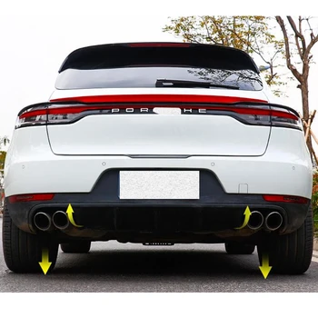 CEYUSOT PRE Porsche Macan Gts Auto Chvost Box Spojler Macan Turbo Zadné zadné svetlo Dekorácie, Doplnky, ABS Spojler Krídlo 2018-2020