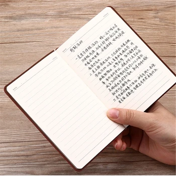 Prenosné Retro Vzor PU Kožené Notebook Denník poznámkový blok, Písacie potreby Darček Traveler Vestník