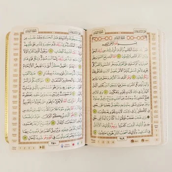 Digitálny koráne Knihy, Čítanie Pen Set pre Moslimských v Zlatej Farby Islam Kuran Reader Reproduktor a Prehrávač s Reciter Multi Language