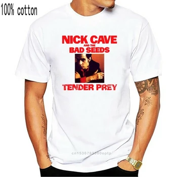 Nick Cave & The Bad Seeds Ponuky Korisť Biele tričko Doprava Zadarmo Módne Tričká Lete Rovno Bavlna Top Čaj
