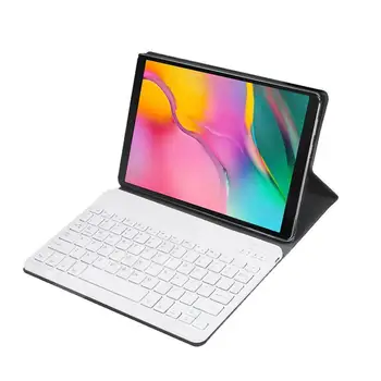 Bezdrôtová Bluetooth Klávesnica Prípade Kryt Pre Samsung Galaxy Tab 8.0-palcový 2019 S-Pen SM-T290 SM-T295 Tablet Prípade PU Kožené Kryt