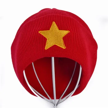 Pentastar Star Steven Vesmíru Red hat zime Teplé Pletené Čiapky Klobúk Pre Mužov, Ženy zabezpečovacie klobúk Háčkovanie čiapočku klobúk