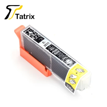 Tatrix Black Kompatibilné Atramentové Kazety 26XL T2621 T2631 Pre Epson XP-510 XP-605 XP-610 XP-615 XP-700 XP-710 XP-800 XP-810 tlačiareň