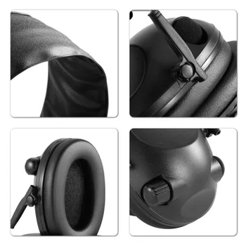 Streľba Earmuff Taktické Anti-noise Slúchadlá Pre Lov Šport TAC 6s Zrušenie Elektronické Ochranu sluchu chrániče Sluchu