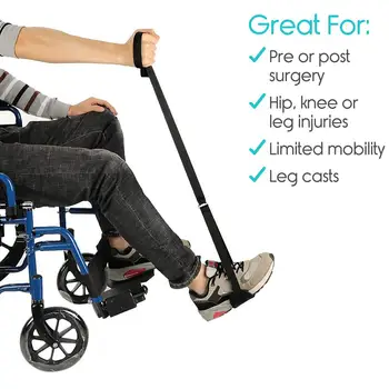 Nohy Nohy Zdvihákov Popruh Inovované Pevné Slintačky Slučky Nahradenie invalidný Vozík pre Starých Ľudí